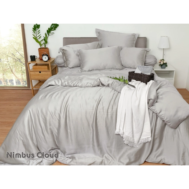 Product image Rise Sprei Set Bed Cover Bahan TENCEL Lyocell 900TC Motif Nimbus Cloud 160x200 all variant